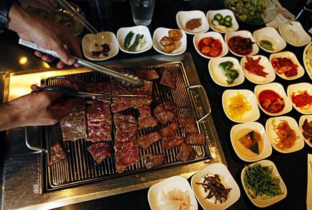 Have you ever dined out at a Korean BBQ buffet restaurant?