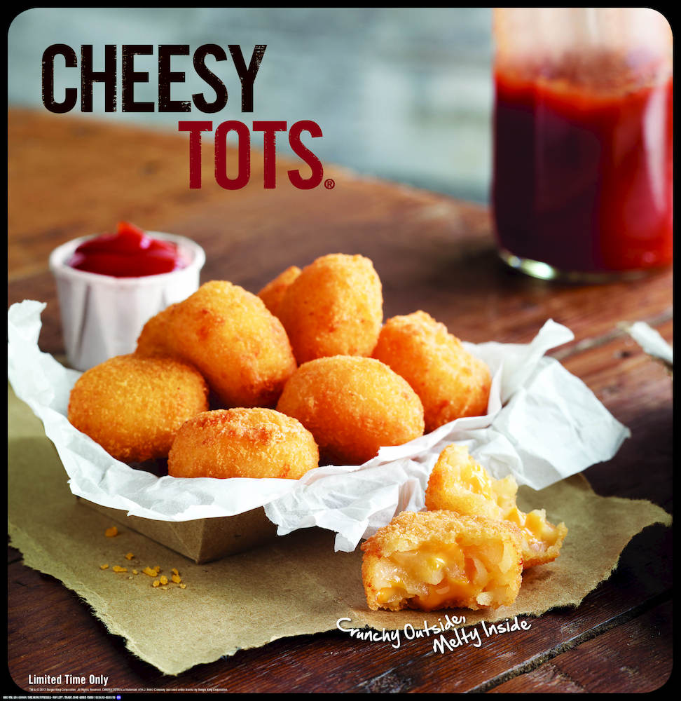Burger King – Cheesy Tots The cheesy tots first made their way into ...