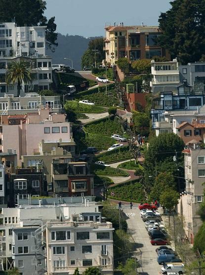 World's Most Crooked Street: Lombard Street, San Francisco, United States ----> Lombard street in San Francisco is famous for having a steep section that consists of eight tight turns. This section is considered the most crooked street in the world. Walking or driving this one block long section is one of San Francisco's touristic attractions. Have you ever driven on Lombard Street that is located in San Francisco (USA)?