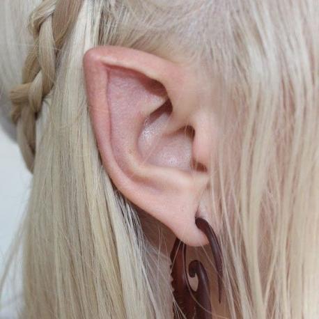 Ear Pointing -- This process is also known as elfing and is the altering of the human ear. This often results in a non-human appearance. Ear pointing can be accomplished in different ways such as cropping, pointing, and amputations of various parts of the ear. Do you think you would do this?