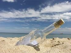 Have you ever thrown a message in a bottle into the ocean or found a message in a bottle?