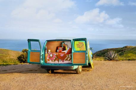 The van itself will be parked along the coast of Southern California, where guests can enjoy views of the Pacific Ocean while channeling their inner Shaggy. Airbnb says the Mystery Machine will be 