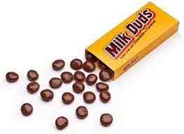 Initially intended to be round balls of caramel covered in chocolate, Milk Duds proved difficult to manufacture. When Hoffman and Company of Chicago first tried in 1928, they struggled to create perfectly shaped spheres. They eventually stopped trying, naming their product Milk Duds for the milk in the chocolate and the caramel - and for the 