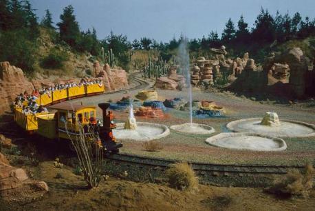 The Mine Train through Nature's Wonderland. Many people may not realize, but this locomotive that debuted in 1956 is basically where Big Thunder Mountain Railroad got its start. It took guests all over Frontierland and was great for sight seeing, until it was officially retired in 1977.