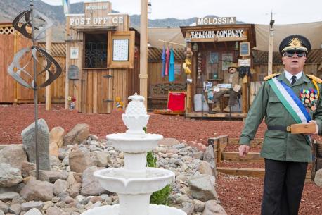 The Republic of Molossia in Dayton, Nevada-----If the prospect of international travel both intrigues and exhausts you, consider a visit to the 11.3-acre Republic of Molossia, a sovereign micronation that exists entirely within Nevada in something like the way that the Vatican exists entirely within Rome, if the Vatican had currency tied to the value of cookie dough and prohibited onions and walruses. Visits during tourist season (that is, April 15 through October 15) must be planned and escorted, and foreign visitors can stay for a maximum of three hours. That said, there are no visa requirements and you can actually get your passport stamped, if you wish. Will that stamp complicate your passage through other nations' checkpoints? Travel, it's said, is the best teacher. Have you ever visited this micronation?