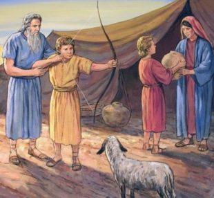 According to Genesis chapter 25 in the Bible, Rebekah was Isaac's wife and mother of their twins Jacob and Esau. Are you familiar with the story of how Jacob tricked Esau?