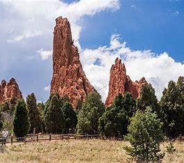 The garden's red rock formations were created during a geological upheaval along a natural fault line millions of years ago. Archaeological evidence shows that prehistoric people visited Garden of the Gods about 1330 BC. At about 250 BC, Native American people camped in the park; they are believed to have been attracted to wildlife and plant life in the area and used overhangs created by the rocks for shelter. Many native peoples have reported a connection to Garden of the Gods, including Apache, Cheyenne, Comanche, Kiowa, Lakota, Pawnee, Shoshone, and Ute people. Are you interested in the historical migrations of the native peoples of North America?