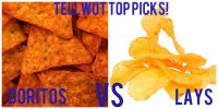 TellWut Top Picks! Which brand of chips do you prefer: Lays Vs Doritos?