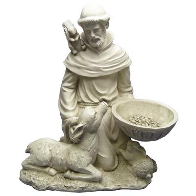 It is common for Catholics to keep a statue of Saint Francis with his animal companions in their gardens. Do you have a statue of Saint Francis?