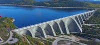 Daniel-Johnson Dam in Quebec, Canada is the largest multiple-arch-and-buttress dam in the world. Bridging the Manicouagan Valley some 200 km from Baie-Comeau, it's unique design is a true monument of Québec engineering. Have you heard of this dam?