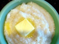 Grits with butter, salt and pepper, etc or Grits with Sugar, milk, etc