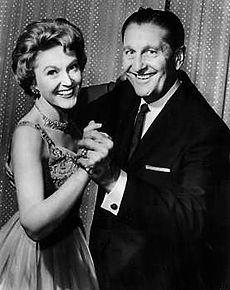 Lawrence Welk (March 11, 1903 – May 17, 1992) was an American musician, accordionist, bandleader, and television impresario, who hosted The Lawrence Welk Show from 1951 to 1982. His style came to be known to his large number of radio, television, and live-performance fans (and critics) as 