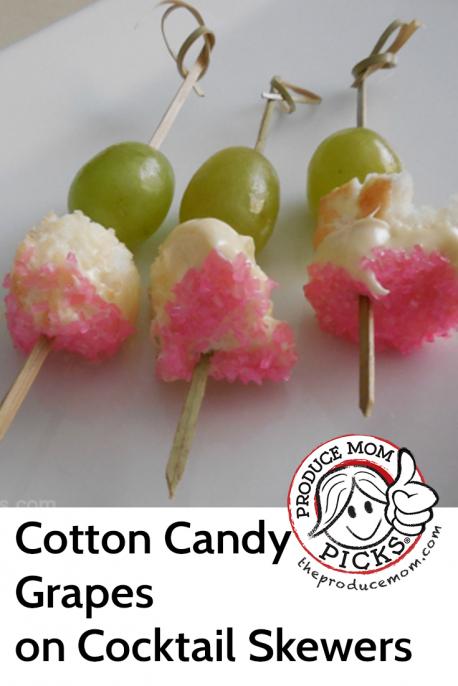 There are a few recipes and suggestions for cotton candy grapes. Assume you have them, which would you do?