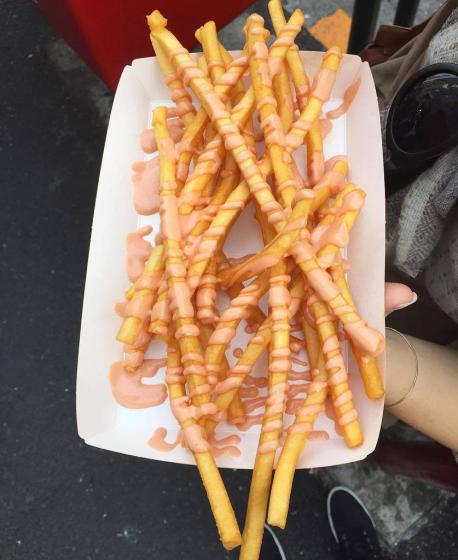 Lord of the Fries, in Malaysia, takes mashed potatoes, then deep fries them into foot long fries. Have you heard of them or their fries before?