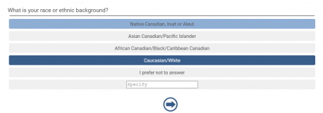 Here is a question that is different from the usual ones we see but seems to have the potential to insult a wider variety of people (Canadians anyway) than most I have seen. Based on your own culture or skin colour or race (or however you identify yourself) how difficult is this question for you to answer?