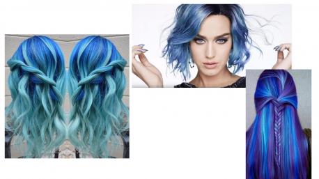 If you wanted your hair dyed blue, which would you choose from these three?