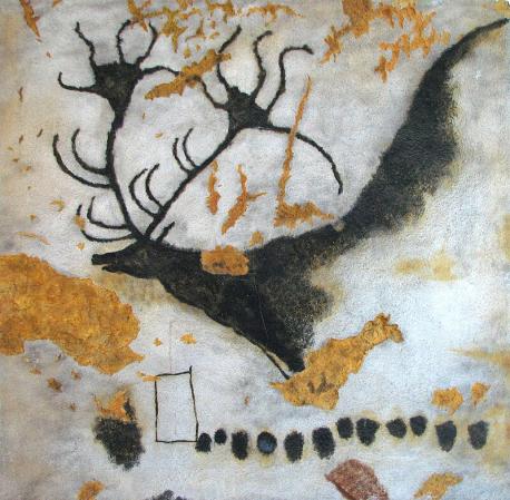 Black was one of the first colors used in art. The Lascaux Cave in France contains pictures drawn by paleolithic artists 18,000 years ago. They began by using charcoal, and later achieved even darker pigments by burning bones or grinding a powder of manganese oxide...... Have you been to The Lascaux Cave in France?