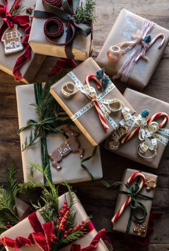 As a family, we considered wrapping part of the fun. Only really special things like the Irish linen handkerchiefs for Grandma at Mother's Day or wedding presents and the like got the deluxe treatment. We took care of the books and toys and such at home. Do you consider wrapping a special part of the gift giving experience?