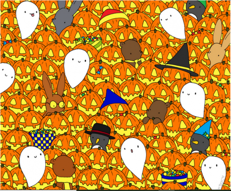 Depending on your experience with brain teasers, this particular puzzle might easy for you, but if you don't do them that often, it might take a little extra time. Either way, Halloween is fast approaching, and I love a good brain teaser. So, are you able to find the star among the pumpkins?