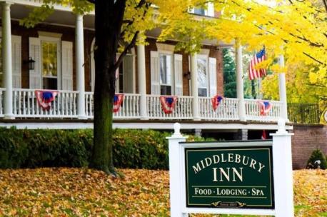 Vermont: Middlebury Inn - Established in 1827, this inn got its start as the Vermont Hotel. Today, it remains a fixture in the quaint New England town of Middlebury and has many of its original details throughout, including the massive front desk in the lobby. Don't miss dinner at its Morgan's Tavern, which serves delicious farm-to-table cuisine. Have you ever stayed at this hotel?