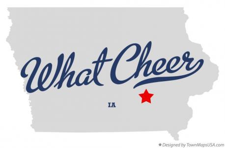 Iowa: What Cheer - Have you ever been to this town?