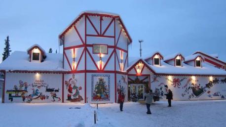 North Pole, Alaska - While it might not technically be located inside the Arctic Circle, this small village in Alaska is far enough north to look the part. Situated near Fairbanks, North Pole stays merry all year long with a Santa Claus house and a myriad of bright decorations and lights. Have you ever visited the North Pole?