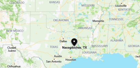 Texas: Nacogdoches - Remember we were talking about Natchitoches, Louisiana, which is pronounced NAH-code-ish? And I told you not to confuse it with the similarly named town in Texas? Well, here's where the rubber meets the road, so to speak. The similarly-named town in Texas, Nacogdoches, is pronounced NAH-coh-DOE-chess. Really, it's not all that hard to pronounce, at least compared to the one in Louisiana, if you remember that the G is silent. Have you ever visited this town?