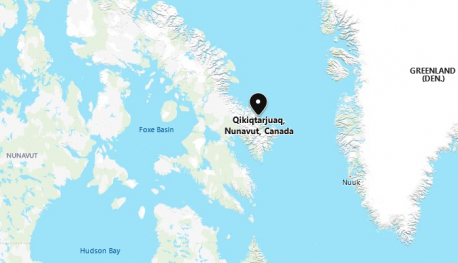 Nunavut - Qikiqtarjuaq (ki-kik-TAAK-jo-ahk) is situated above the Arctic Circle and off eastern Baffin Island. Formerly known as Broughton Island until November 1998, the island is known for Arctic wildlife (ring seals, polar bears, bowhead whales, narwhals), bird watching (Qaqulluit National Wildlife Area), and as the northern access point for Auyuittuq National Park. Qikiqtarjuaq has a tundra climate which means I would need to be a polar bear to live there! Have you ever visited this community?