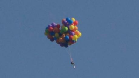 The Man Who Created a Balloon-Flying Lawn Chair - While the balloon-buoyed flying lawn chair is a common trope in cartoons, it has roots in reality, too! The first person to create a flying lawn chair was Larry Walters, who made a homemade airship using a lawn chair and 45 helium-filled weather balloons. He set out with this homemade flying vehicle on July 2, 1982, out of San Pedro, California, and flew through the sky for a whole 45 minutes before becoming entangled in power lines and climbing down to safety, according to the New Yorker. Since his semi-successful flight, numerous imitators have surfaced, attempting to recreate this historic moment—and all have had the same amount of non-success. Have you heard of this urban legend?