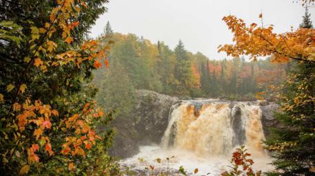 Wisconsin: Little Manitou Falls - It may sound counter-intuitive, but of the two amazing waterfalls inside Pattison State Park, it's the smaller one that is slightly more scenic. Little Manitou Falls only drops 30 feet, but it's the way the stream splits dramatically that manages to capture the imagination. Make sure to check out Big Manitou Falls while you're here though, after all, it is the tallest in the state. Have you ever been to this waterfall?