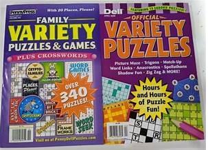 Do you like to work on Dell/Penny Press variety word puzzles (such as word seeks, crossword puzzles, sudoku, etc.)?