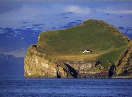 Elliðaey, Iceland Located on Elliðaey, an island within the Vestmannaeyjar archipelago, this home is often given the unofficial nickname of the 