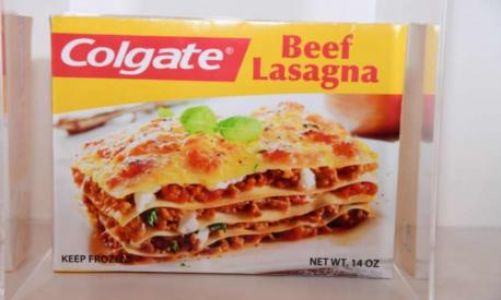 It's safe to say that Colgate should've stuck to toothpaste. The dental care brand made a brief foray into into foods, introducing a frozen lasagna TV dinner in the 1980s. Would you eat a meal from a toothpaste brand?