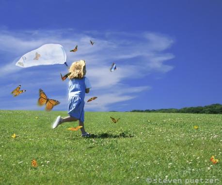 Did you ever try to catch butterflies as a kid?